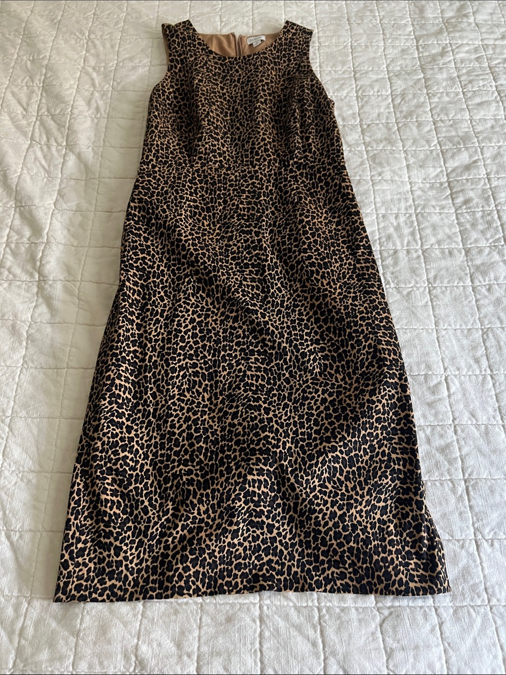 Leopard Print Sleeveless Dress